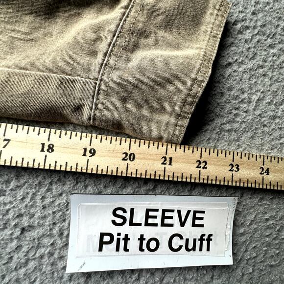 Lapco FR 7 oz Uniform Shirt Mens Large Khaki Flame-Resistant Cotton Twill IKH7 - Picture 4 of 11